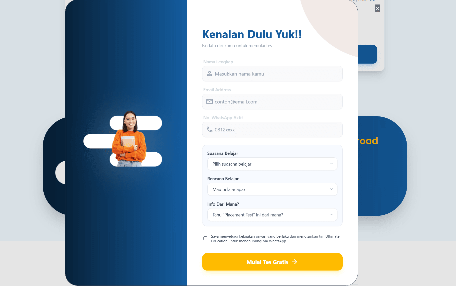 Lengkapi Data Diri